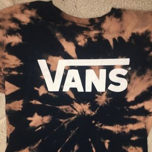 tie-dye vans shirt